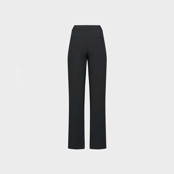 Aritzia Wilfred The Effortless Pant Tall - Crepette Black Sz 4 - Picture 4 of 7